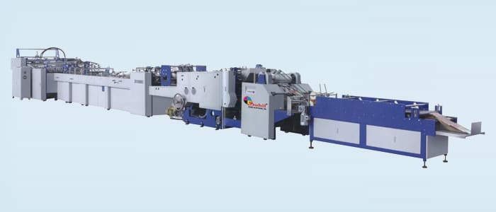 Get ready to witness next generation leader laminated box bag making machine