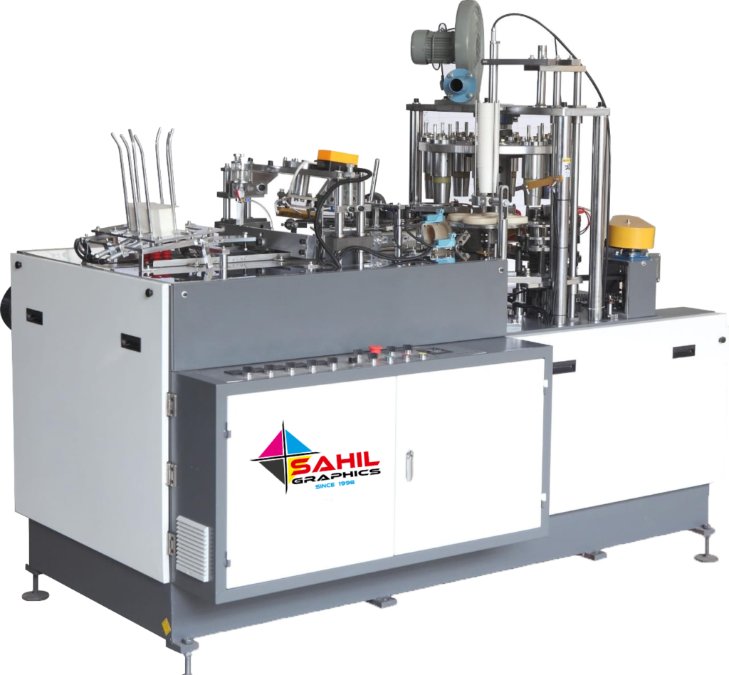 High Speed Fully Automatic Paper Cup Making Machine (SG-90) - Sahil Graphics