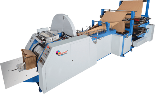 HD-260 Roll Fed SOS Paper Bag Making Machine 60-110mm Square Bottom