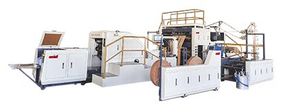 Fully Automatic Roll Feeding Paper Bag Making Machine 360