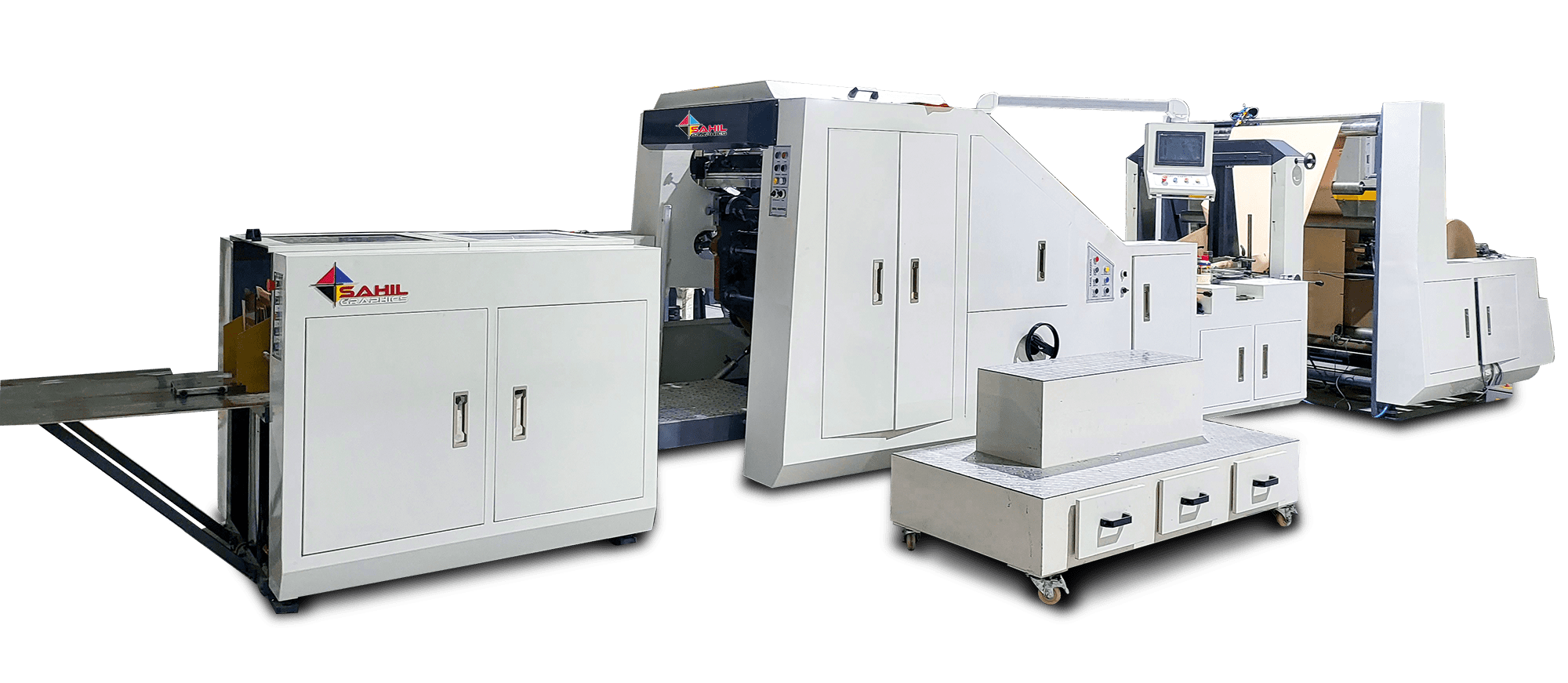 Square Bottom Paper Bag Making Machine