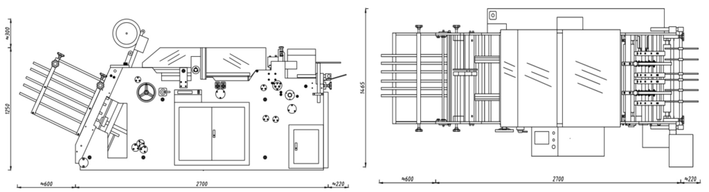 Diagram Automatic Paper Carton Erecting Forming Machine