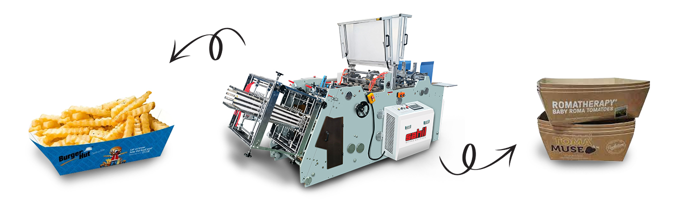 Paper Boat Tray Machine